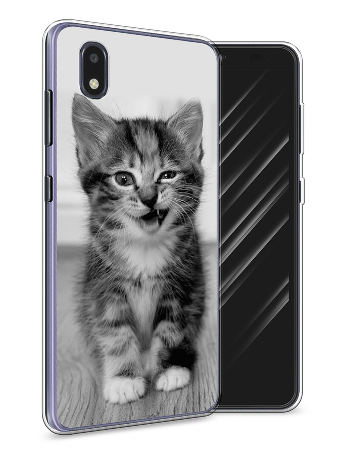 

Чехол Awog на ZTE Blade A3 (2020) / ЗТЕ Блэйд A3 (2020) "Подмигивающий котенок", Разноцветный, 133650-1