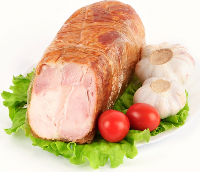 

Рулет из мяса птицы Рефтинская ПФ варено-копченый ~ 1 кг