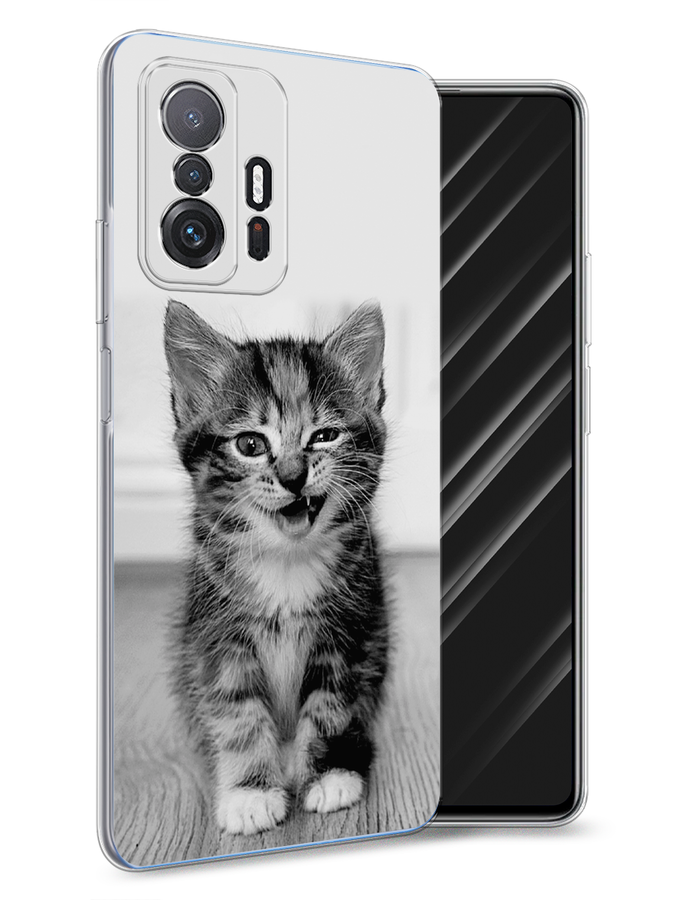 

Чехол Awog на Xiaomi Mi 11T "Подмигивающий котенок", Разноцветный, 311250-1
