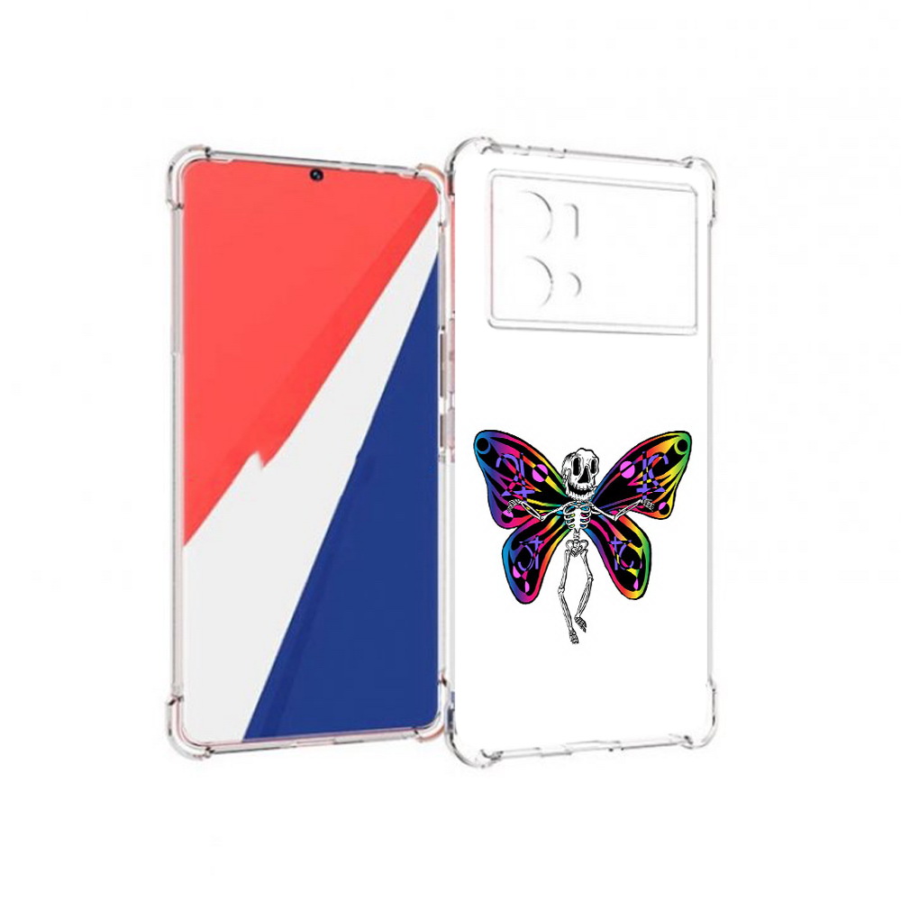 

Чехол MyPads Tocco для Vivo 9 Pro эффект бабочки (PT226978.402.701), Прозрачный, Tocco