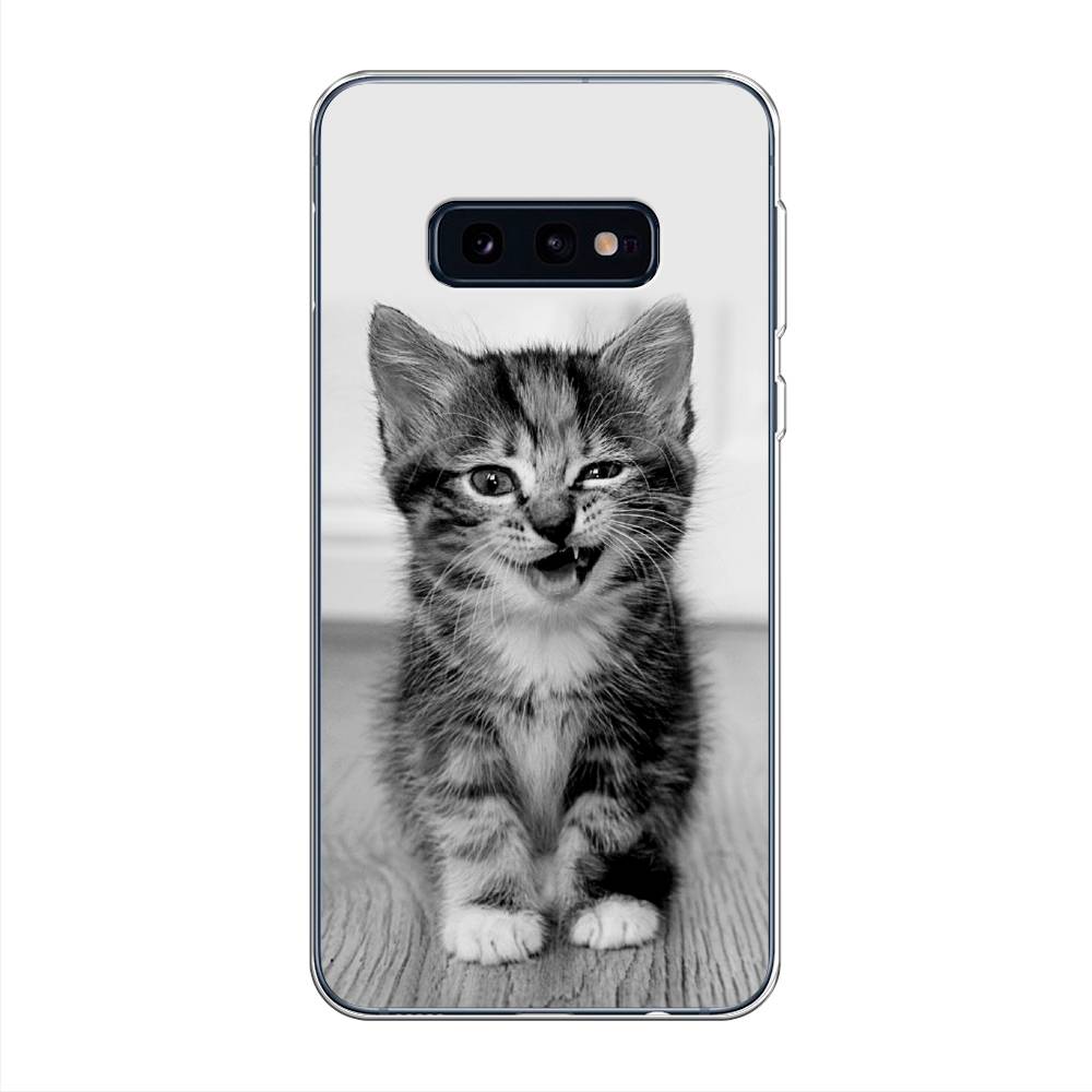 

Чехол Awog на Samsung Galaxy S10E "Подмигивающий котенок", Разноцветный, 27250-1