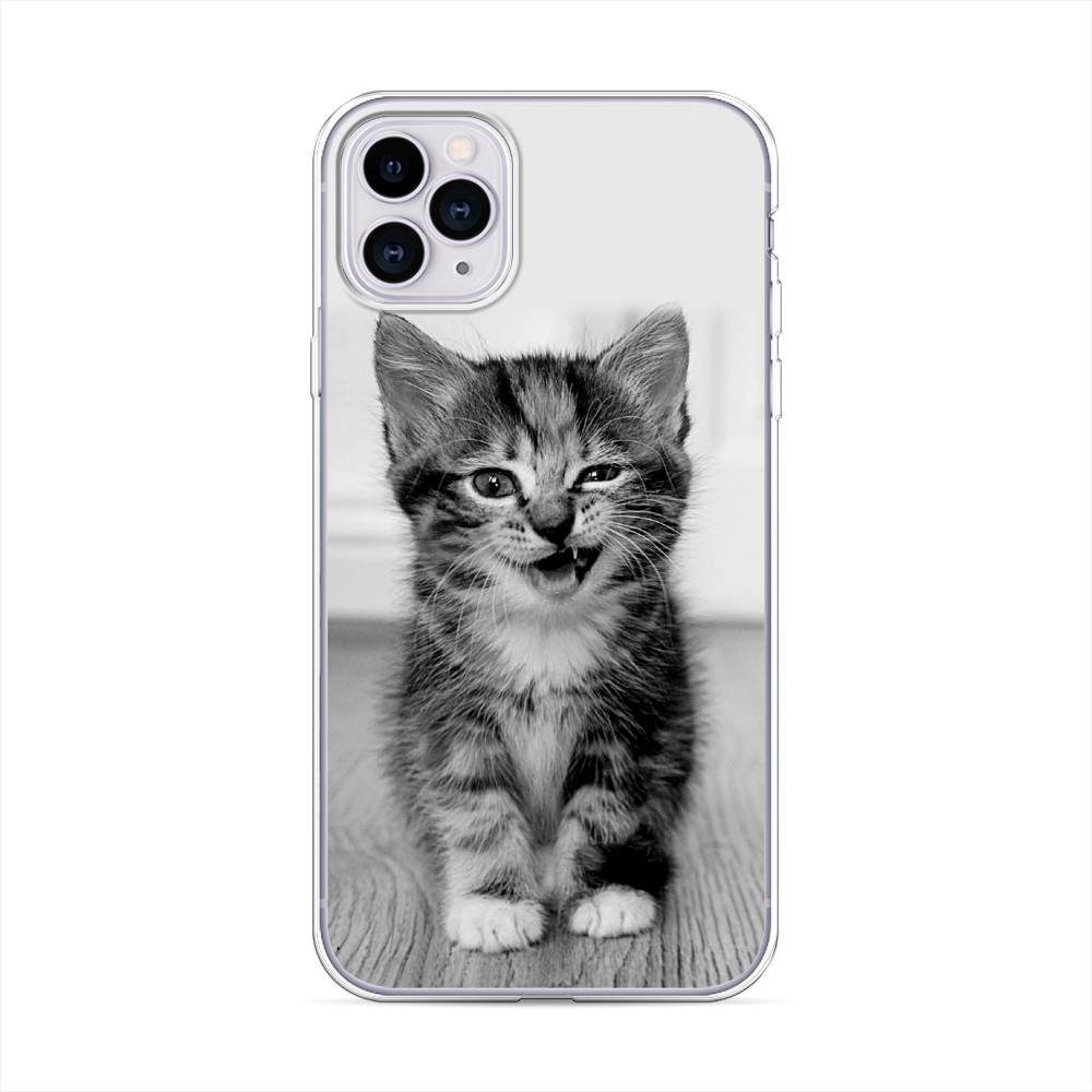фото Чехол awog "подмигивающий котенок" для apple iphone 11 pro max