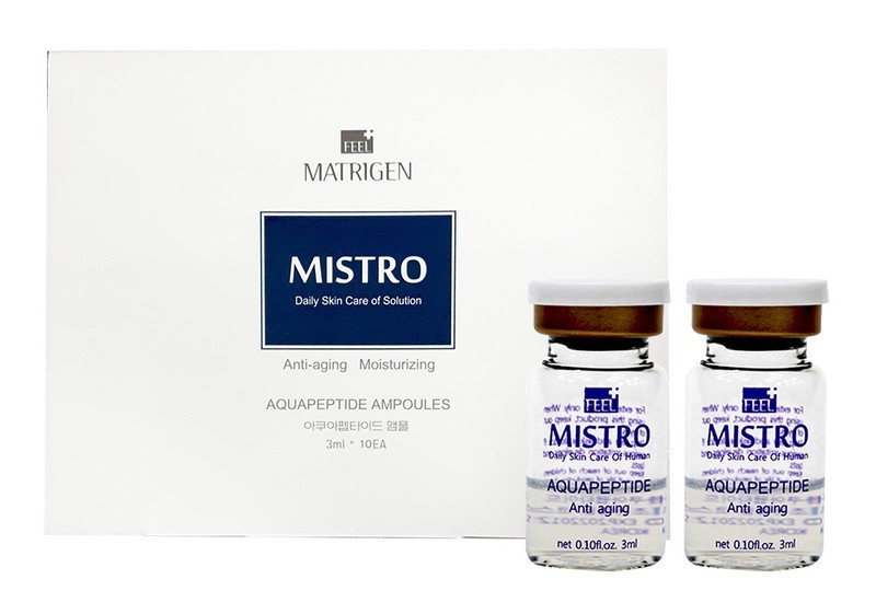 

Сыворотка Matrigen Mistro Aqua Peptide Ampoule под мезороллер-дермапен, 10х3мл, BBG546