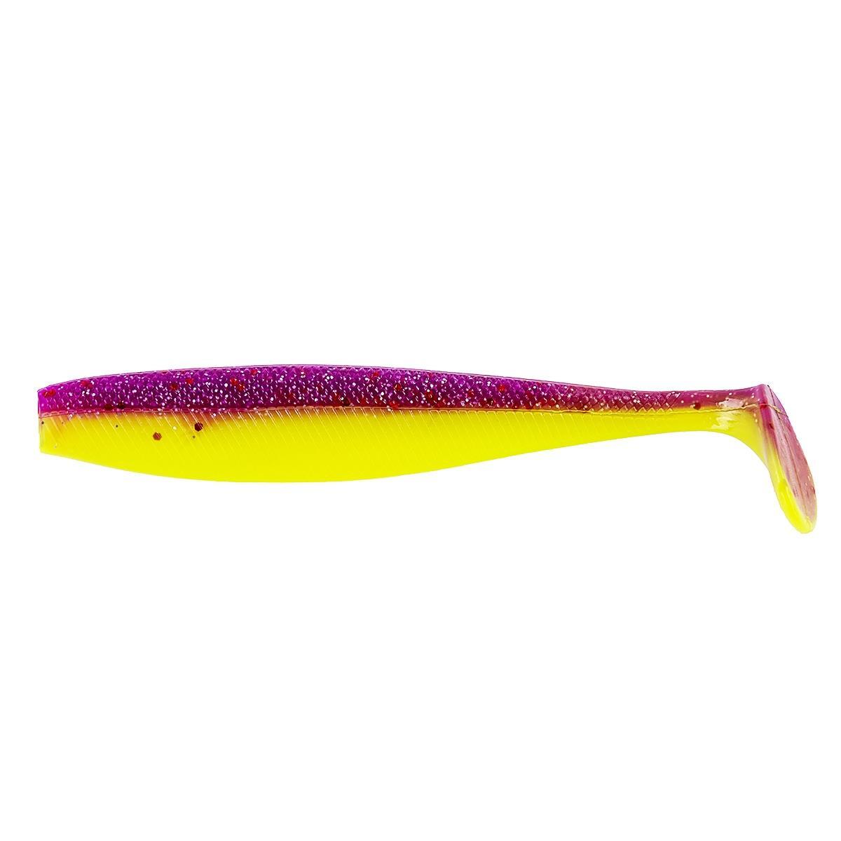 

Виброхвост Trofey 5.5"/14см Fio & Acid lemon 4шт. (HS-25-027) Helios