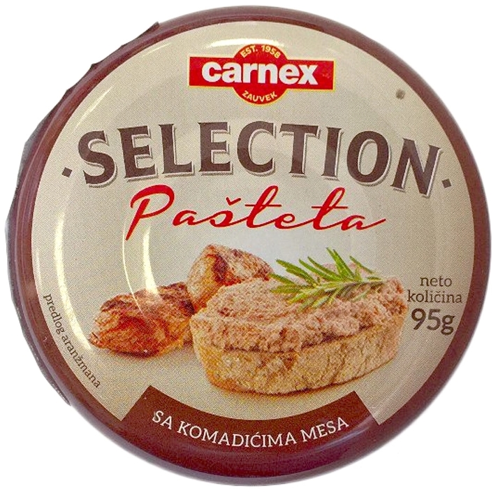 

Паштет из свинины Carnex Selection 95 г