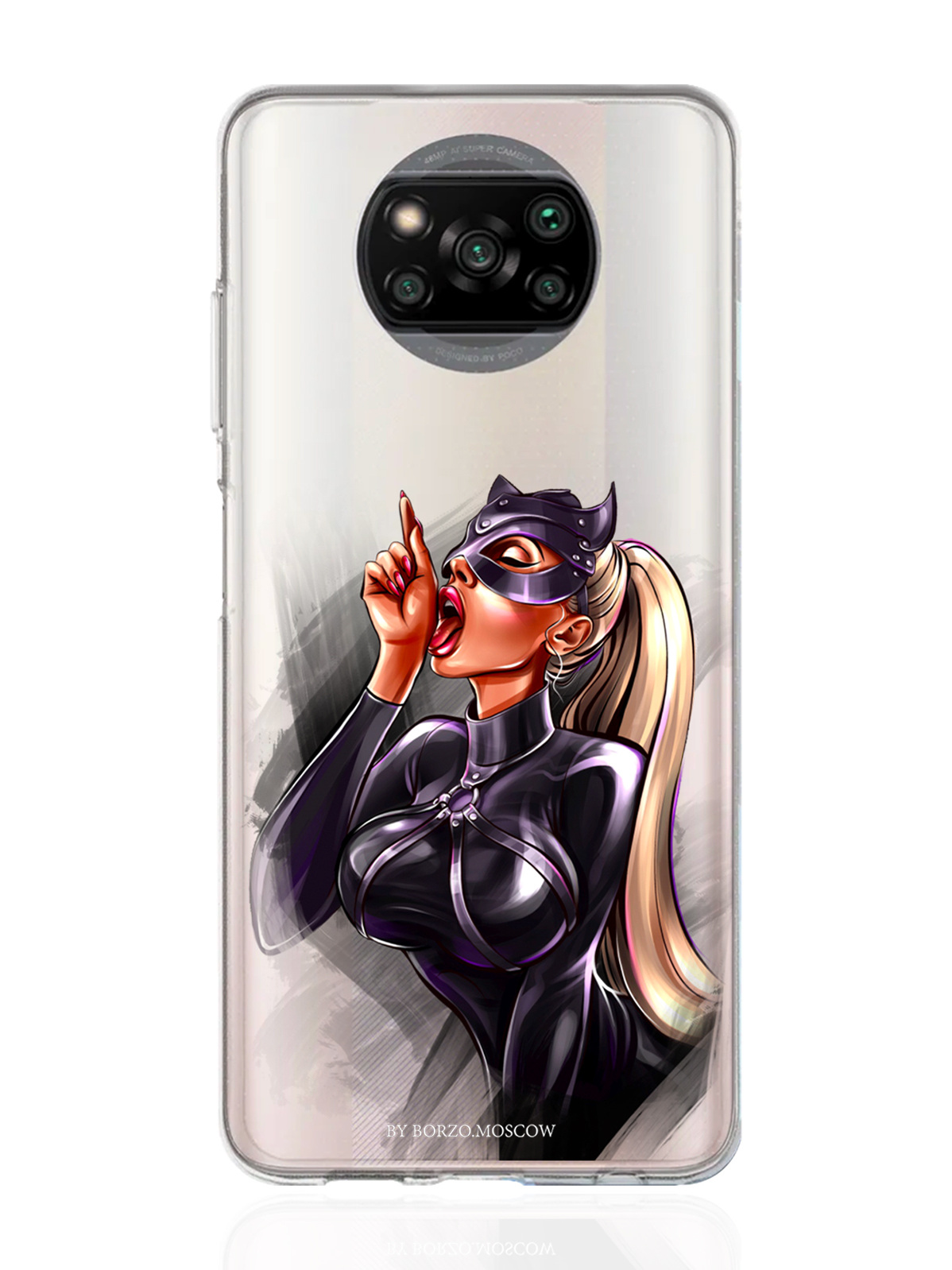 

Чехол MustHaveCase для Xiaomi Poco X3 Кошечка прозрачный, Прозрачный;черный;коричневый, Xiaomi Poco X3 Kitty/ Кошечка