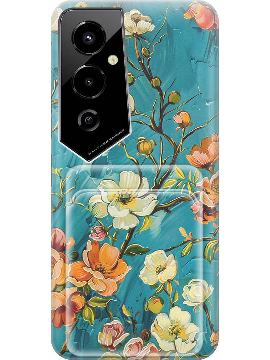 

Силиконовый чехол на Tecno Pova 4 Pro с принтом с карманом для карты прозрачный 815502, Прозрачный;белый;голубой, 762091523