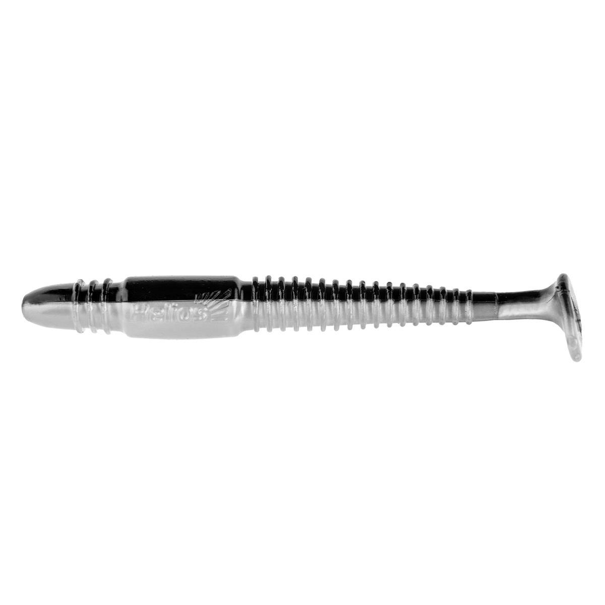 

Виброхвост Minoga 3,75"/9.5 см Black & Pearl 5шт. (HS-17-028) Helios
