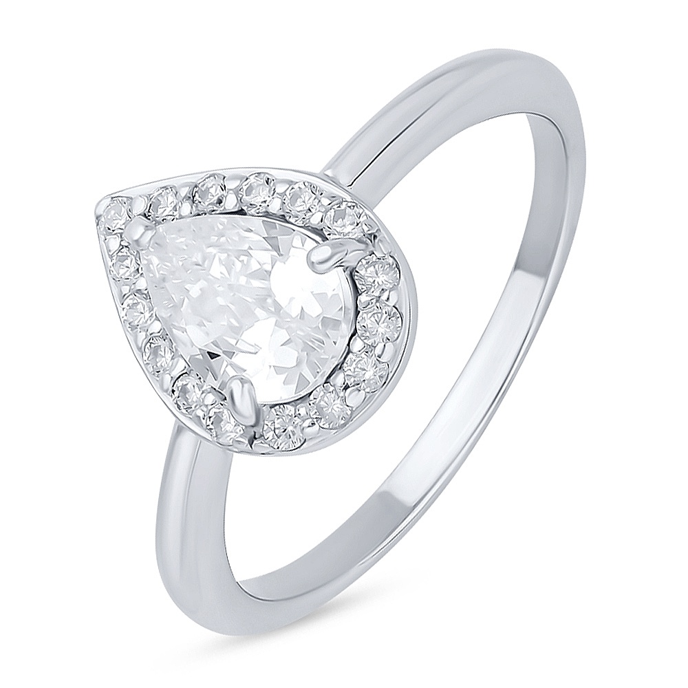 

Кольцо из серебра р.  585Gold 701012889, фианит, 701012889