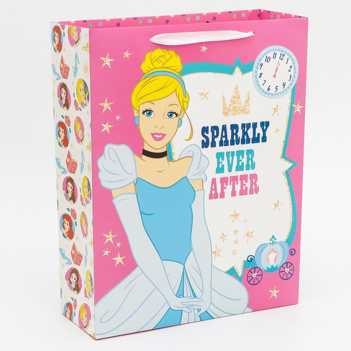 

Пакет Disney подарочный Good hair day Принцессы 31х40х11,5 см, Розовый, Принцессы