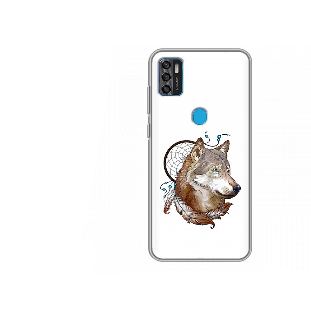 

Чехол MyPads Tocco для ZTE Blade A7s 2020 волк и ловец снов (PT158171.472.269), Tocco