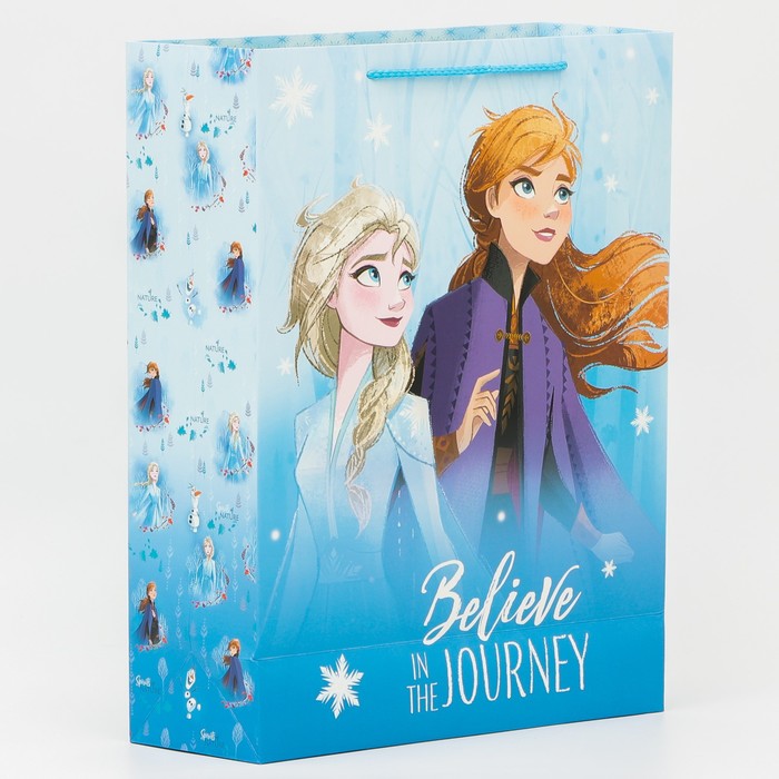 

Пакет Disney подарочный True to my self Холодное сердце 31х40х11,5 см, Голубой, Холодное сердце