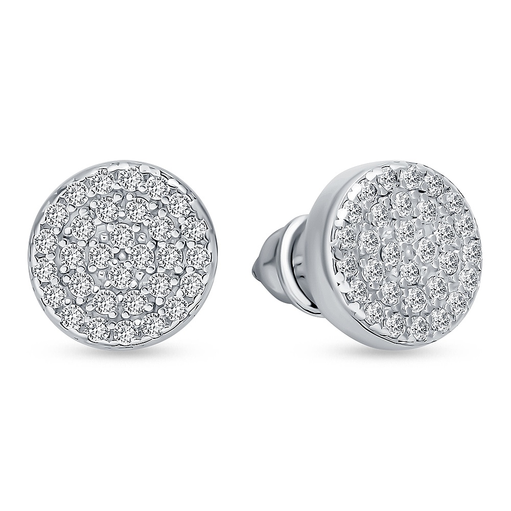

Серьги пусеты из серебра 585Gold 702010755, фианит, 702010755