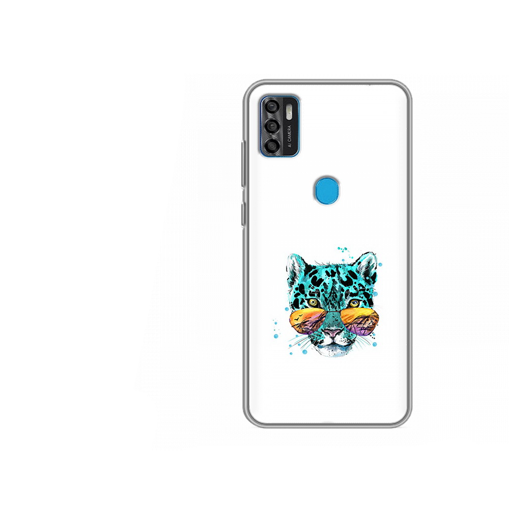 

Чехол MyPads Tocco для ZTE Blade A7s 2020 голубой лео (PT158171.472.294), Tocco