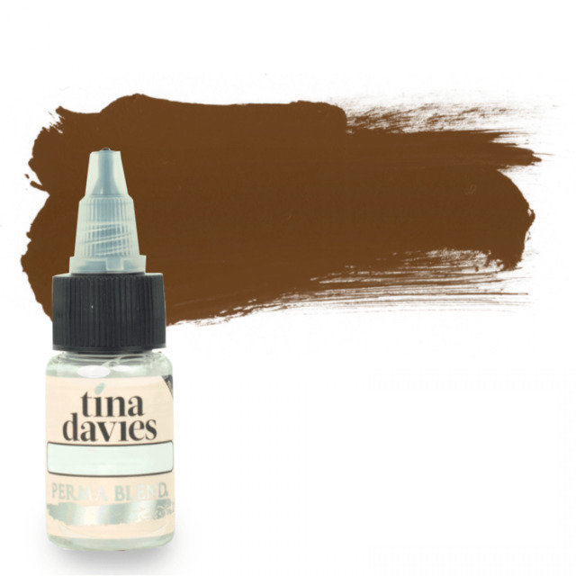 Пигмент для татуажа бровей Perma Blend Tina Davies I Love INK 3 Medium Brown, 15 мл