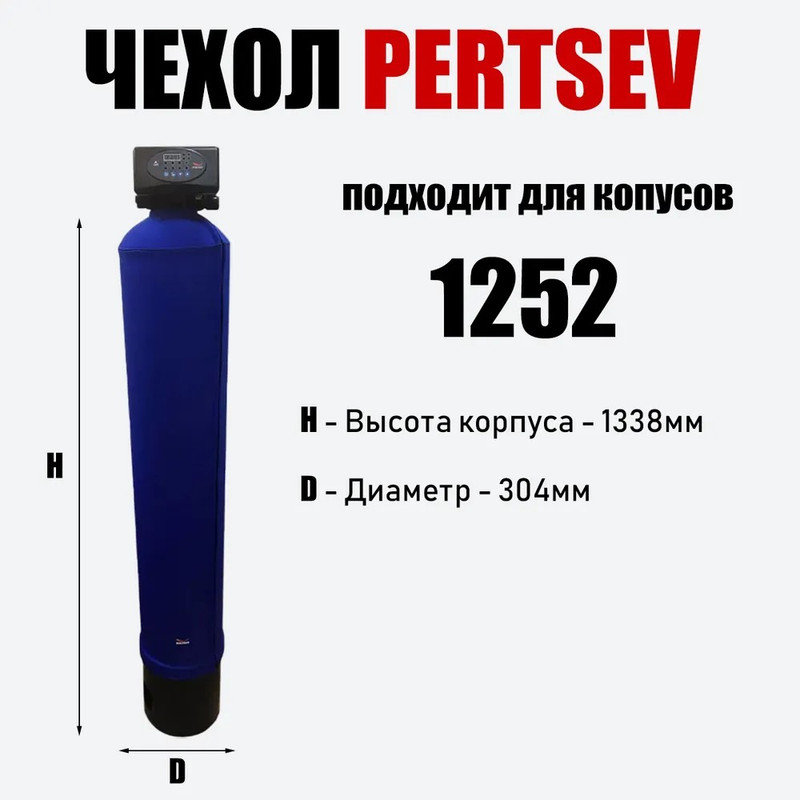 Чехол антиконденсатный Pertsev на молнии, для корпуса 1252 600013444188