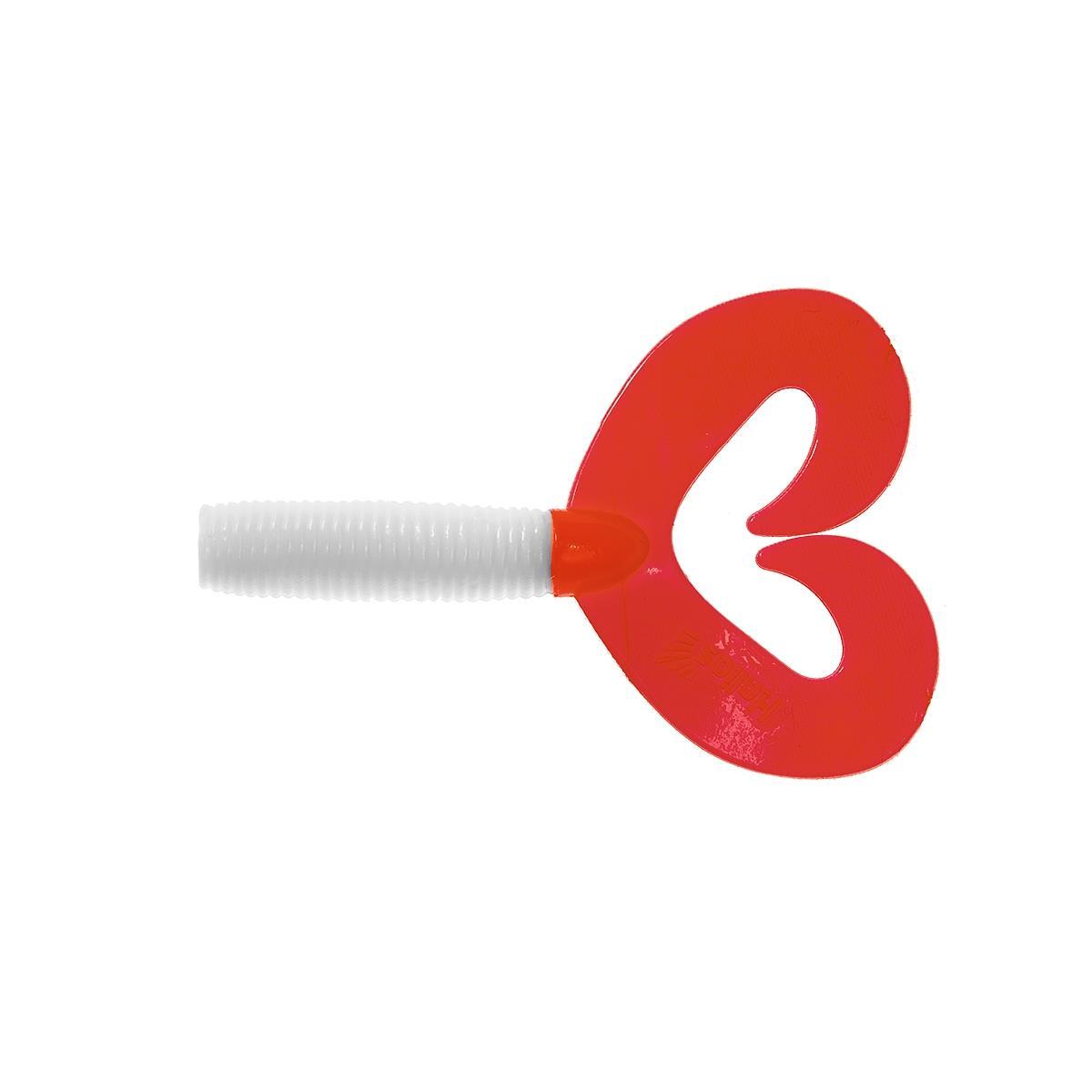

Твистер несъедоб. Credo Double Tail 3,54"/9 см White RT 100шт. (HS-28/1-003-N) Helios