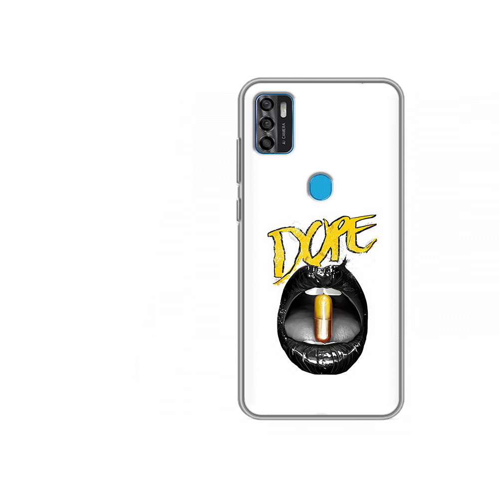 Чехол MyPads Tocco для ZTE Blade A7s 2020 губы (PT158171.472.303)