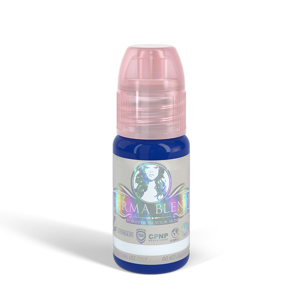 

Пигмент для перманента и татуажа глаз Perma Blend Blue Iris, 15 мл, Blue Iris