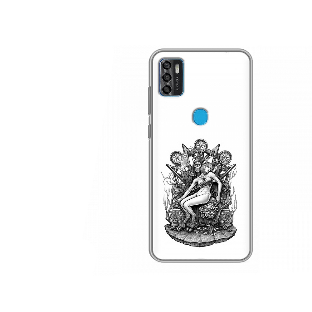 

Чехол MyPads Tocco для ZTE Blade A7s 2020 девушка на троне (PT158171.472.309), Tocco