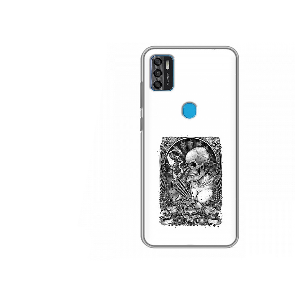 

Чехол MyPads Tocco для ZTE Blade A7s 2020 девушка скелет (PT158171.472.316), Tocco