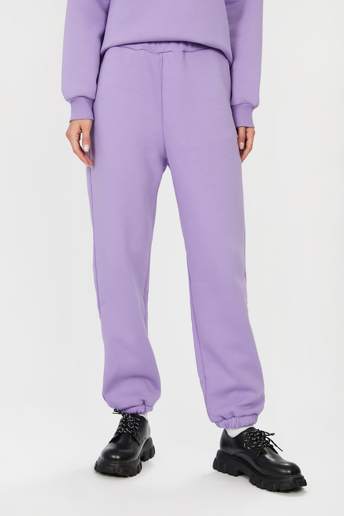 Спортивные брюки женские Baon B291505 фиолетовые 2XL