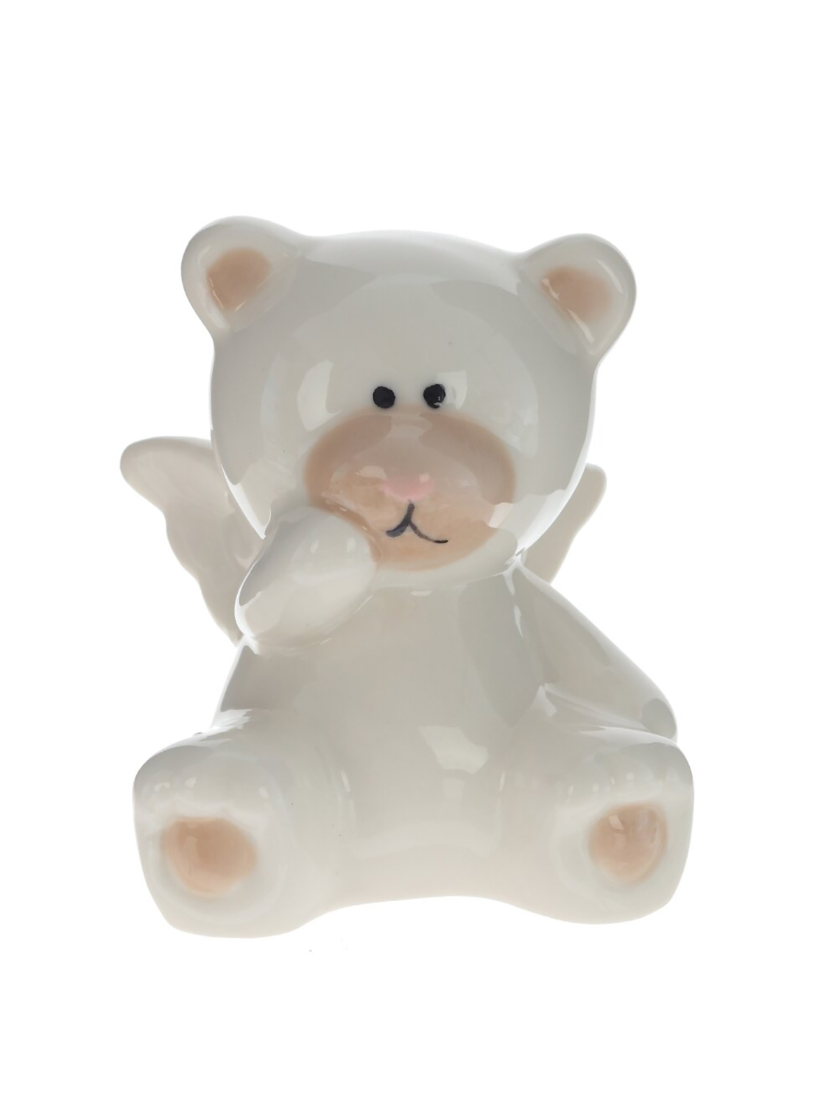 

Фигурка декоративная Remecoclub Медвежонок, фарфоровая, 6,5x5x6 см, Белый