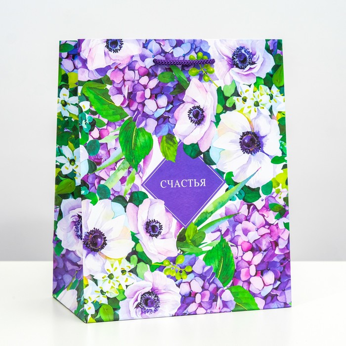 

Пакет подарочный "Ежеминутного счастья", 18 х 22,3 х 10 см