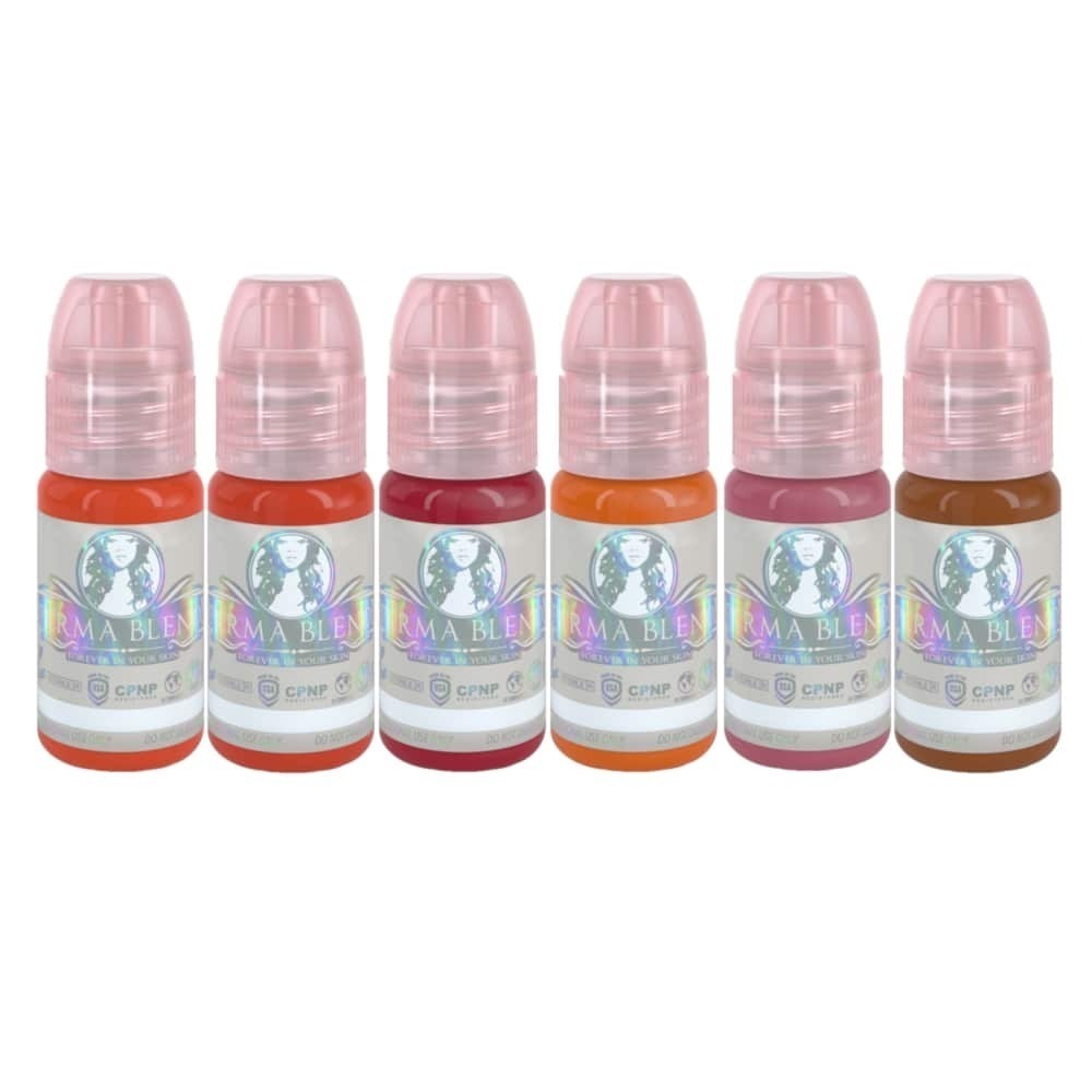 

Сет пигментов для татуажа губ Perma Blend Sweet Lip Collection Set, 7шт, 15 мл, Sweet Lip Collection Set