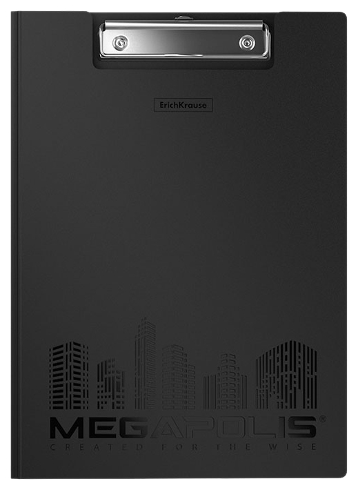 фото Папка-планшет erich krause megapolis а4 пластик 1,3 мм черный erichkrause