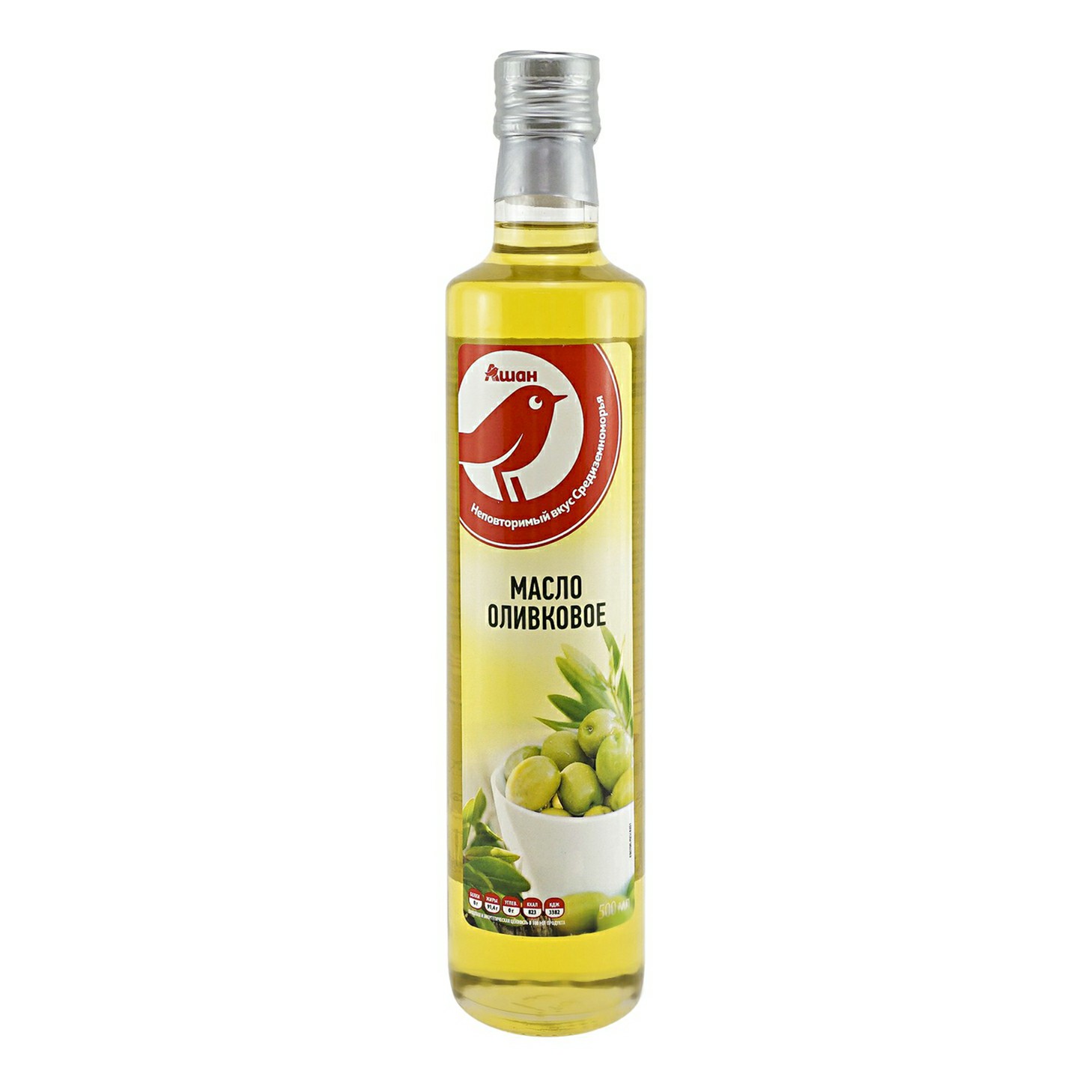 

Оливковое масло АШАН Красная птица 0,5 л