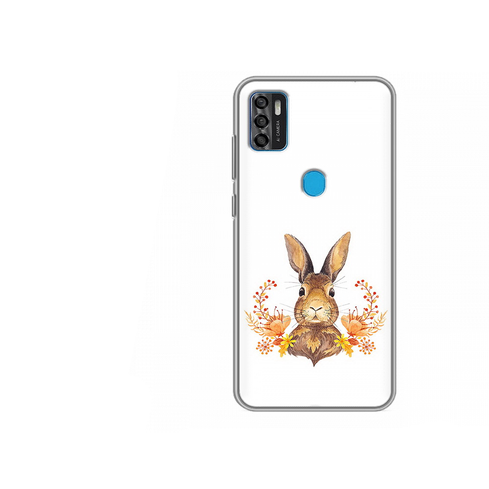 

Чехол MyPads Tocco для ZTE Blade A7s 2020 зайка в цветах (PT158171.472.349), Tocco