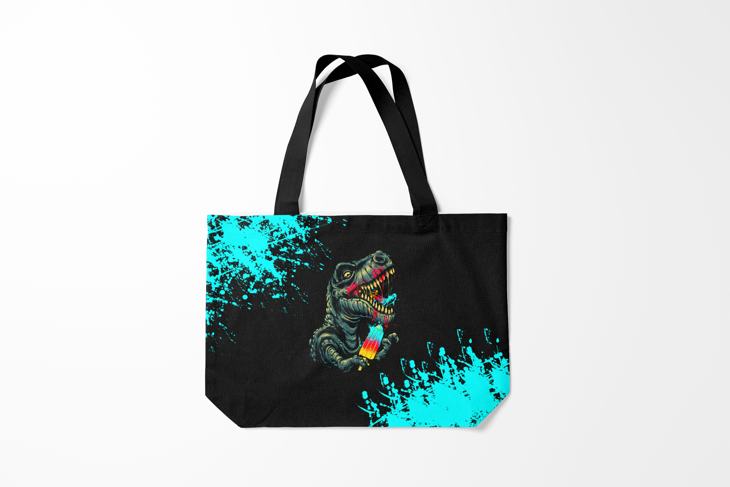 

Сумка шoппер унисекс Burnettie Животные Godzilla, черный, Животные Godzilla