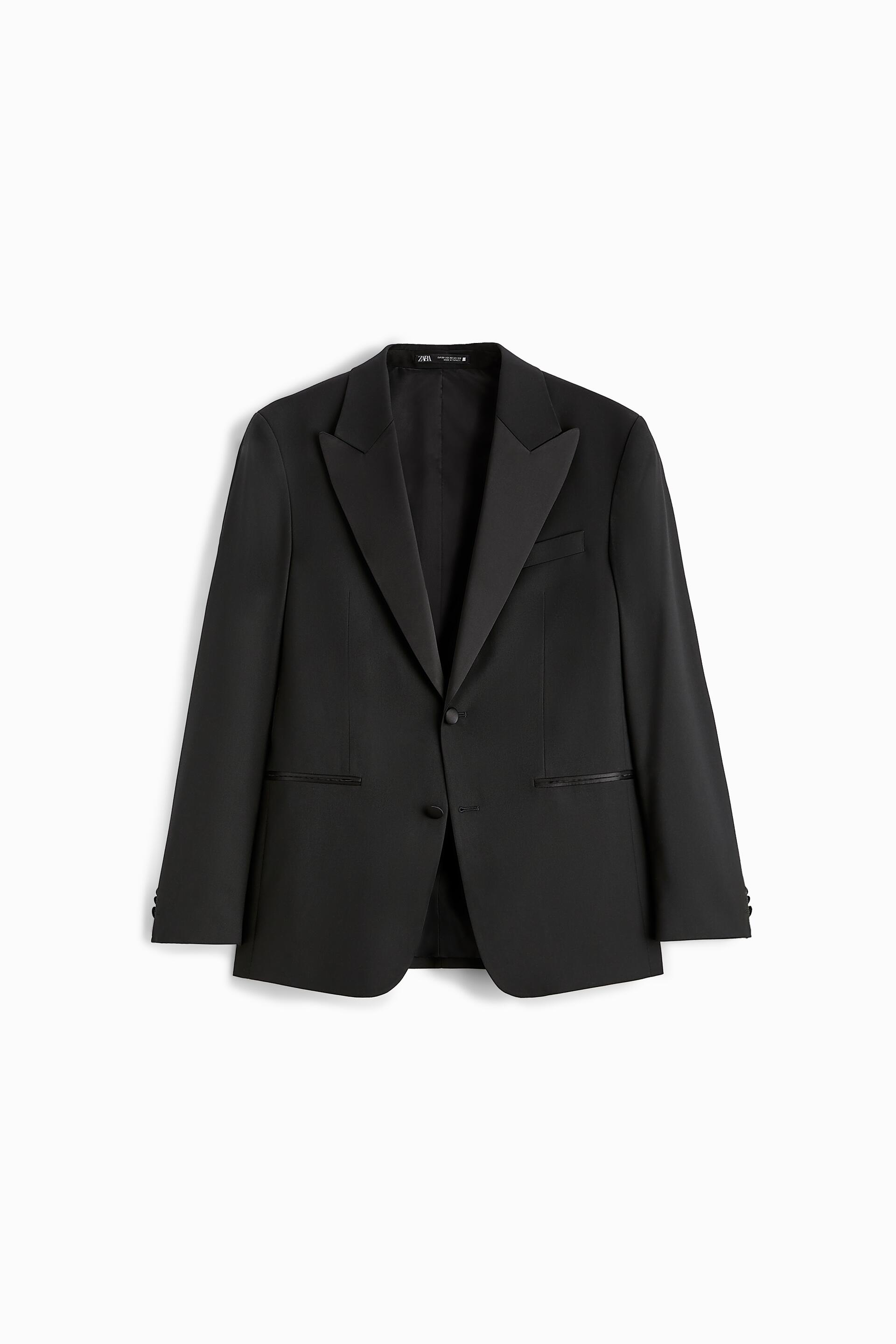 

Пиджак мужской ZARA 01564340 черный 46 RU (доставка из-за рубежа), 01564340