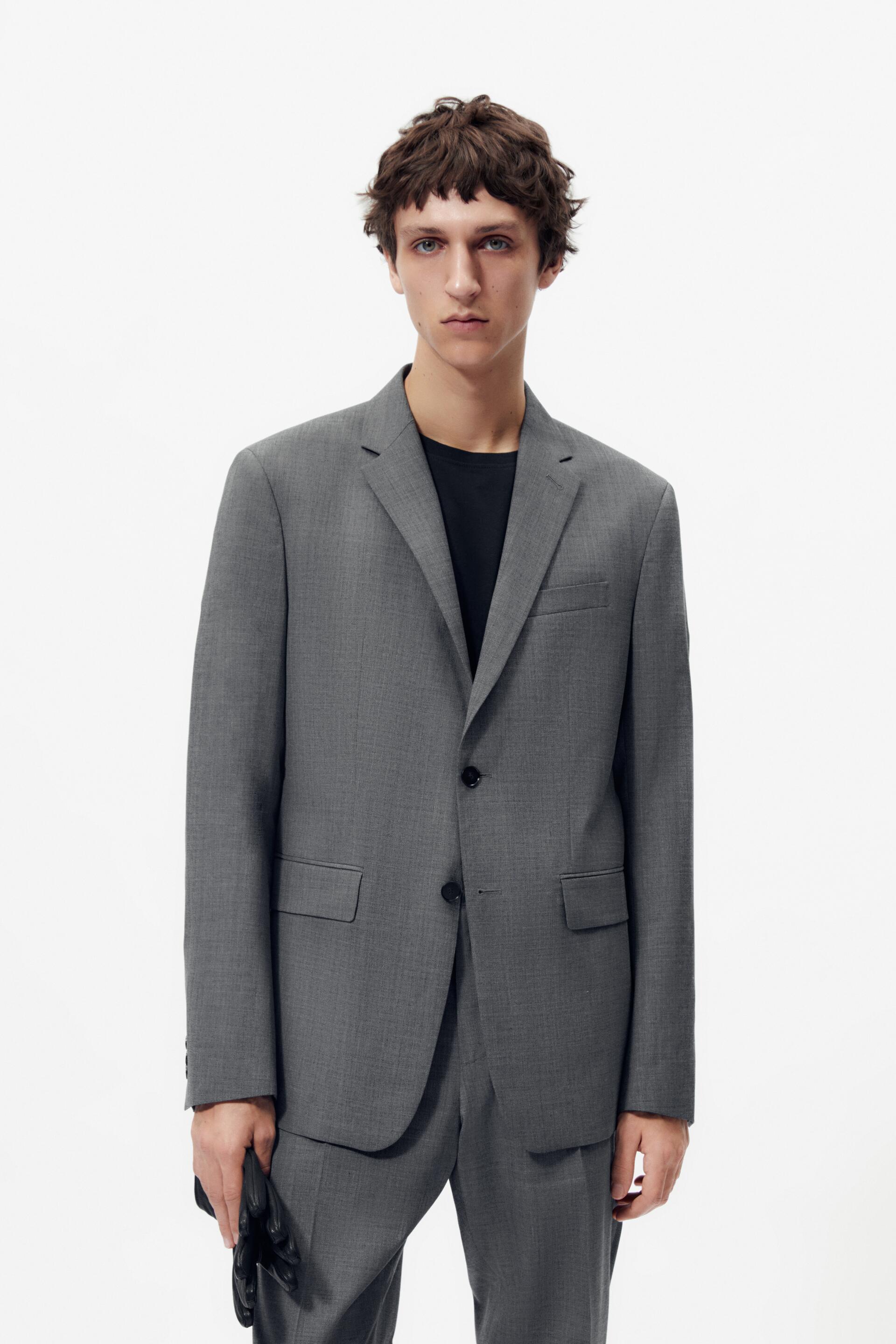 

Пиджак мужской ZARA 01564900 серый 54 RU (доставка из-за рубежа), 01564900