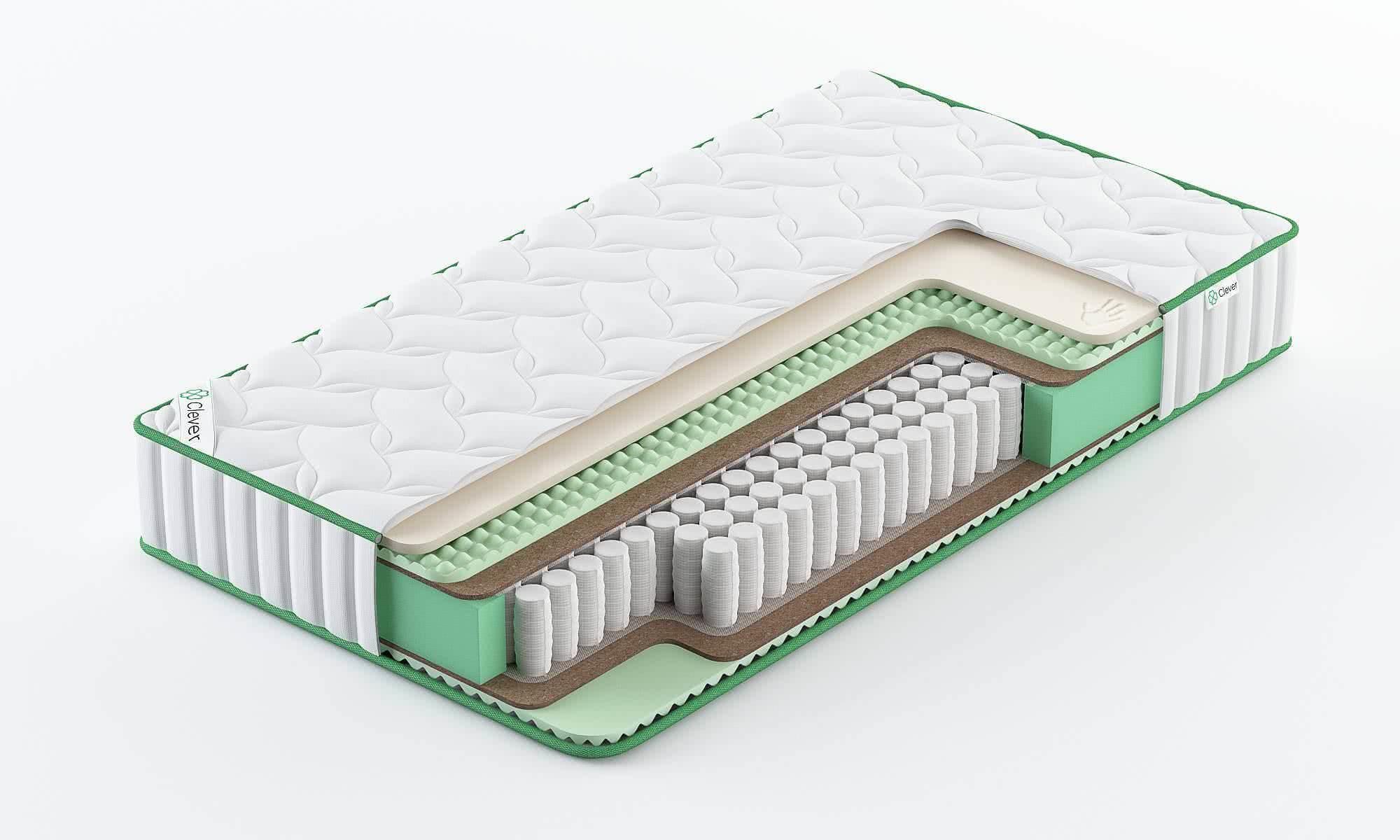 

Матрас Clever Effect Firm 75x215, Белый, CLEVER EFFECT FIRM