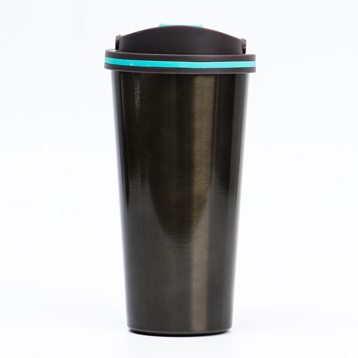 фото Термос мастер к инста, 500 мл, сохраняет тепло 8 ч, 18,5х9 см, коричневая