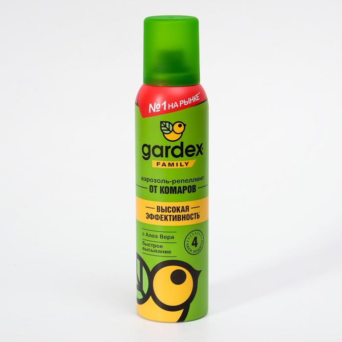 

Аэрозоль от комаров Gardex Family 6905028 150 мл, Family
