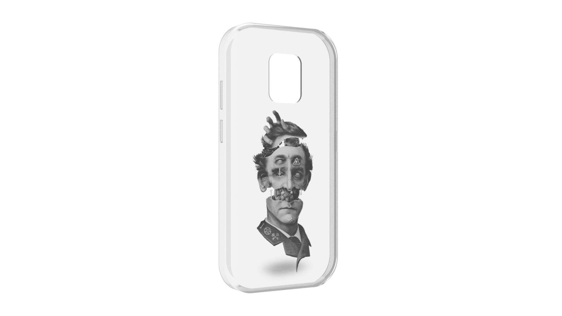 

Чехол MyPads страшное лицо абстракция для UleFone Power Armor 14 / 14 Pro, Прозрачный, Tocco