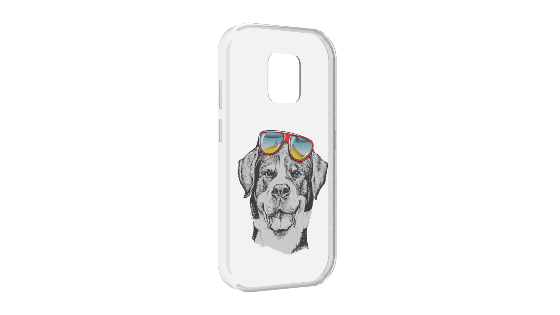 

Чехол на Xiaomi Redmi K50 GE/Poco F4 GT "Собачка с ёлочкой", Прозрачный, Tocco