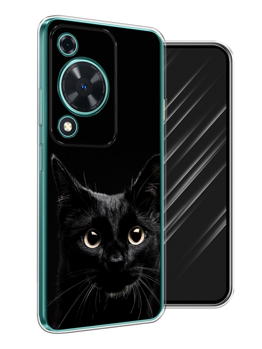 

Чехол Awog на Huawei Nova Y72 "Добрый кот", Черный, 6123650-1