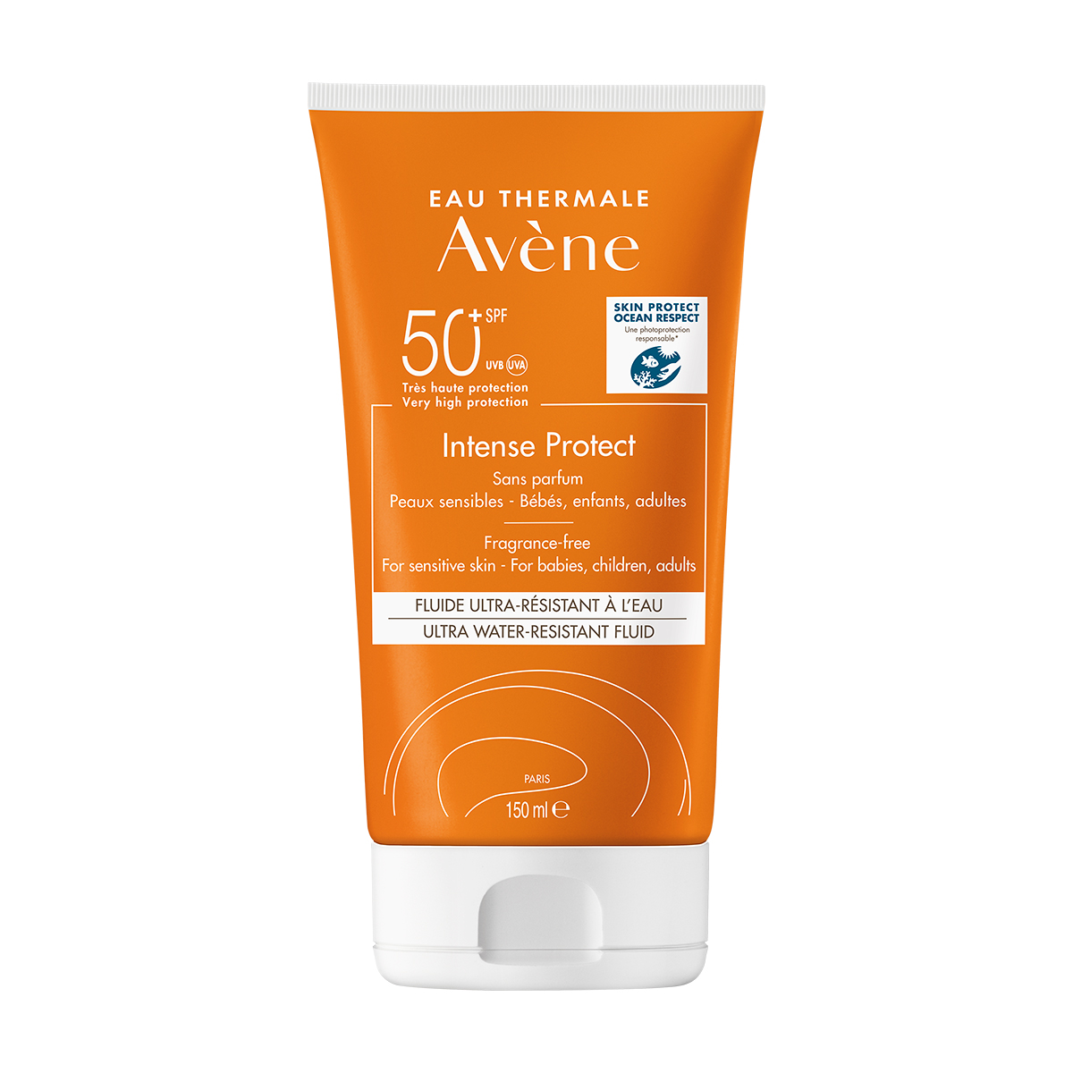 Флюид для тела Avene Интенс Протект Ультра SPF50+ солнцезащитный, водостойкий 150 мл