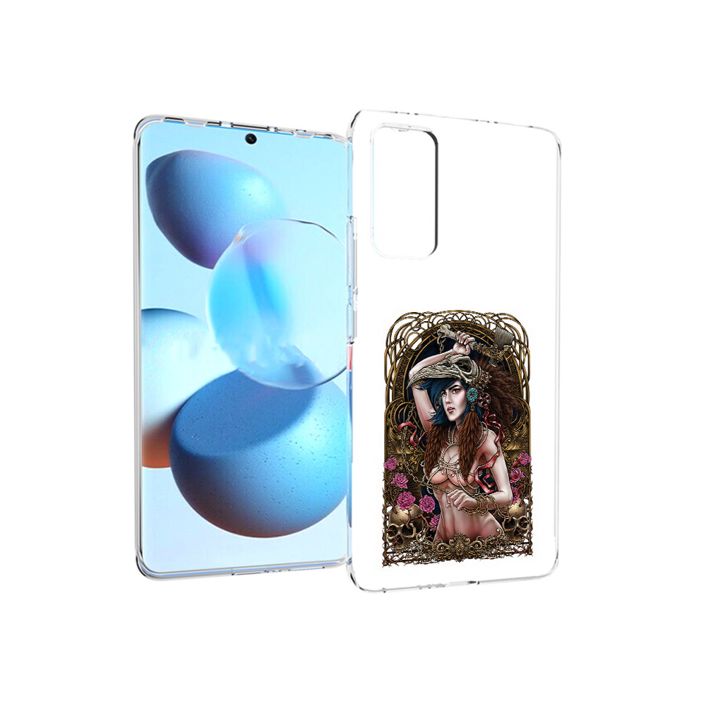 

Чехол MyPads Tocco для Xiaomi Mi Civi красивая девушка рисунок (PT172370.274.407), Прозрачный, Tocco