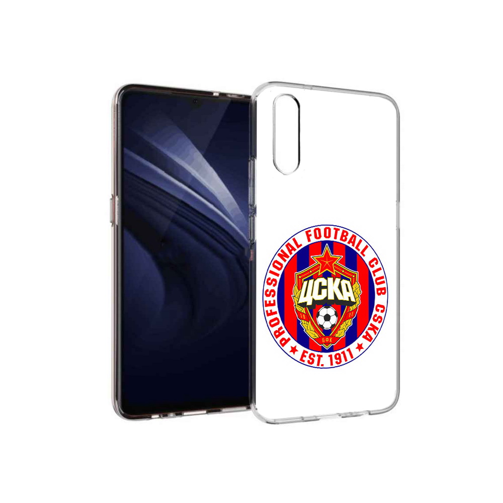 

Чехол MyPads Tocco для Vivo V17 Neo ФК ЦСК логотип (PT226959.388.178), Прозрачный, Tocco