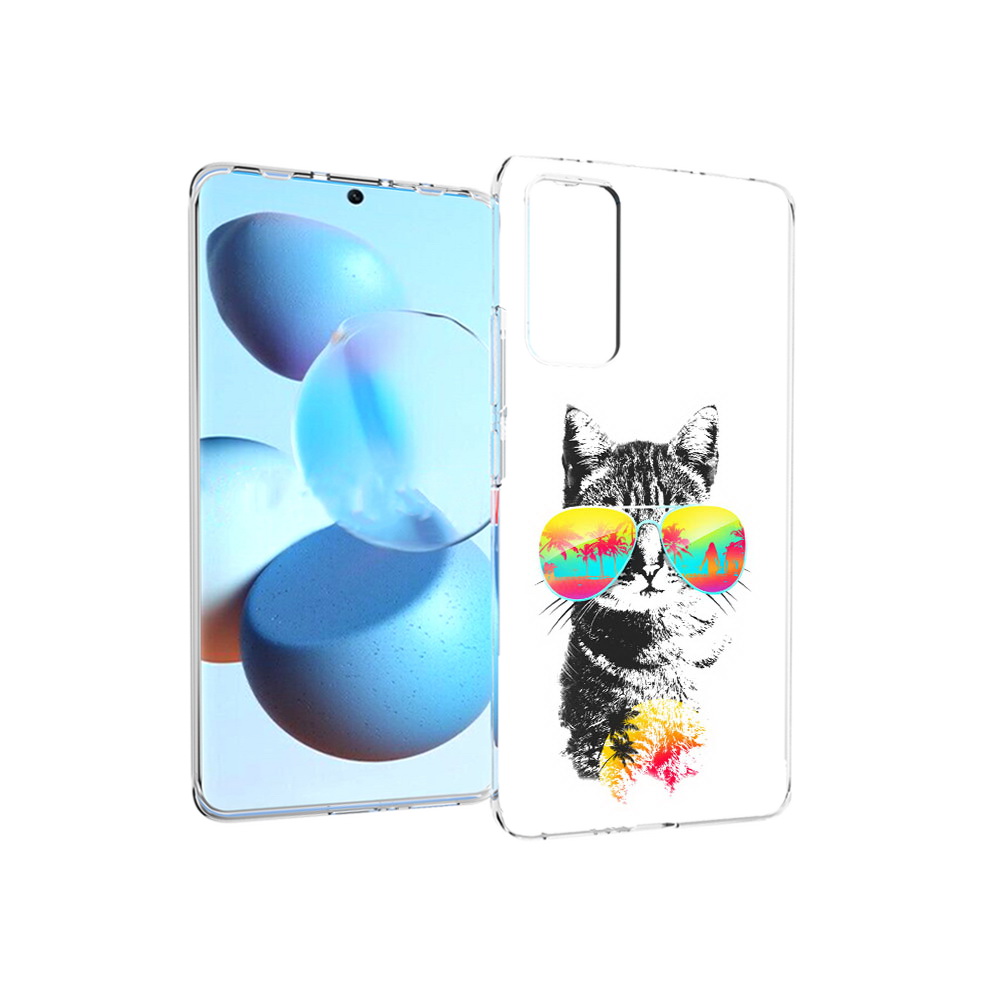 

Чехол MyPads Tocco для Xiaomi Mi Civi крутой кот (PT172370.274.425), Прозрачный, Tocco