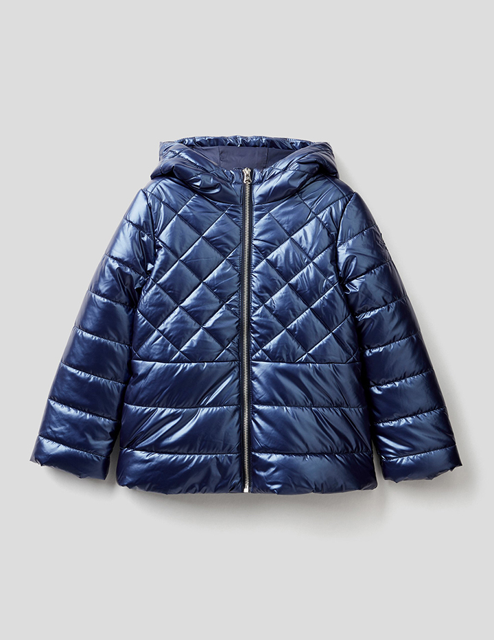 

Куртка для девочек Benetton цв. фиолетовый р.158, 21A_29BA53NY0