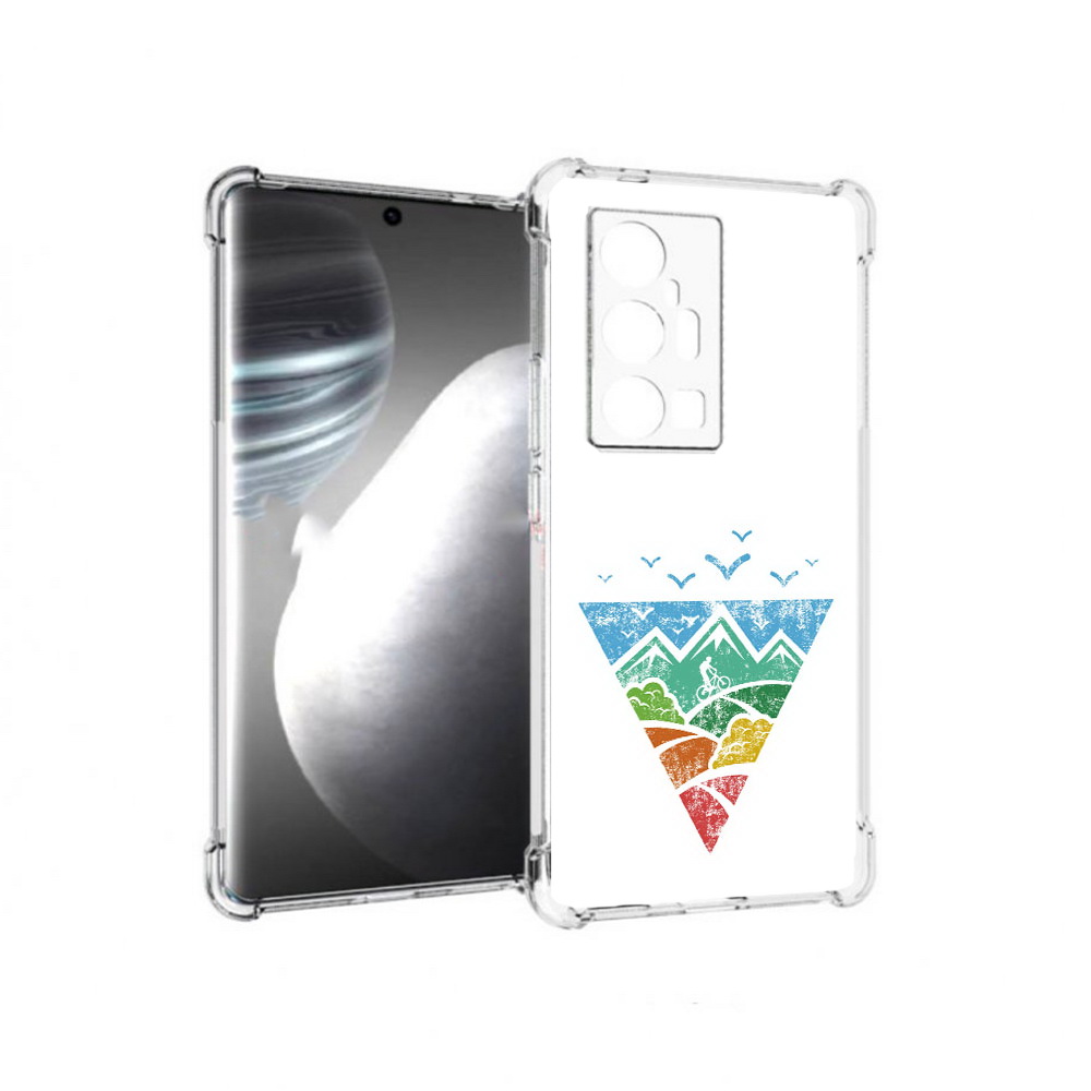 

Чехол MyPads Tocco для Vivo X7 Pro Лес земля море чайки (PT227071.403.105), Прозрачный, Tocco