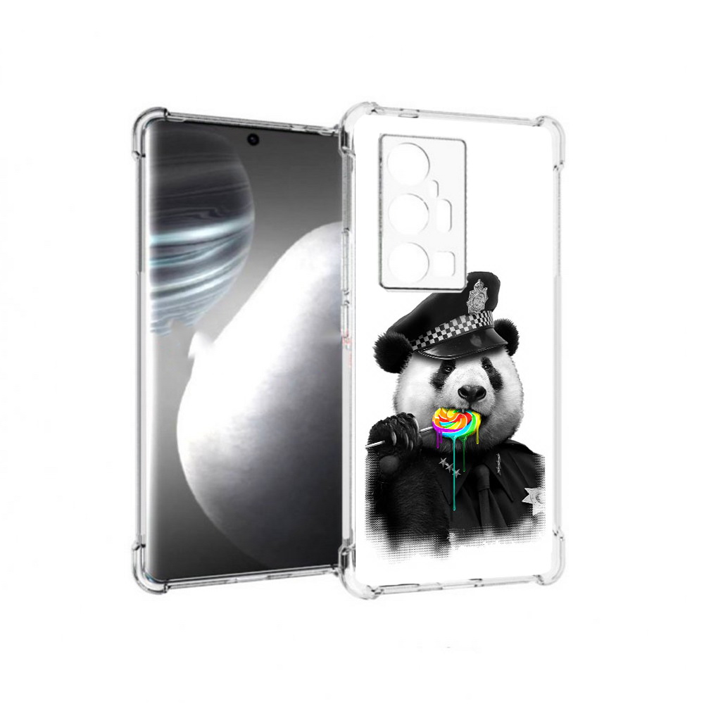 

Чехол MyPads Tocco для Vivo X7 Pro Панда полиция (PT227071.403.130), Прозрачный, Tocco