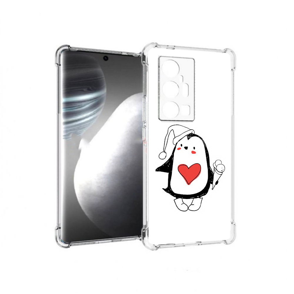

Чехол MyPads Tocco для Vivo X7 Pro Пингвин с мороженым (PT227071.403.135), Прозрачный, Tocco