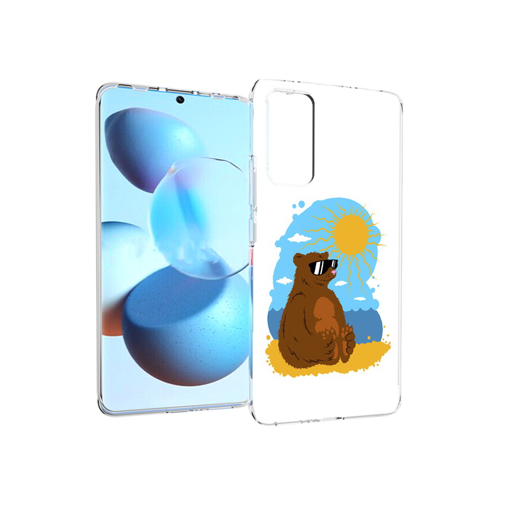 

Чехол MyPads Tocco для Xiaomi Mi Civi медведь на чиле (PT172370.274.468), Прозрачный, Tocco